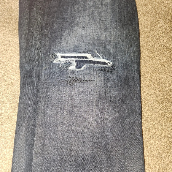 White House Black Market The Skimmer Size 12 Distressed Skinny Jeans - Picture 11 of 16
